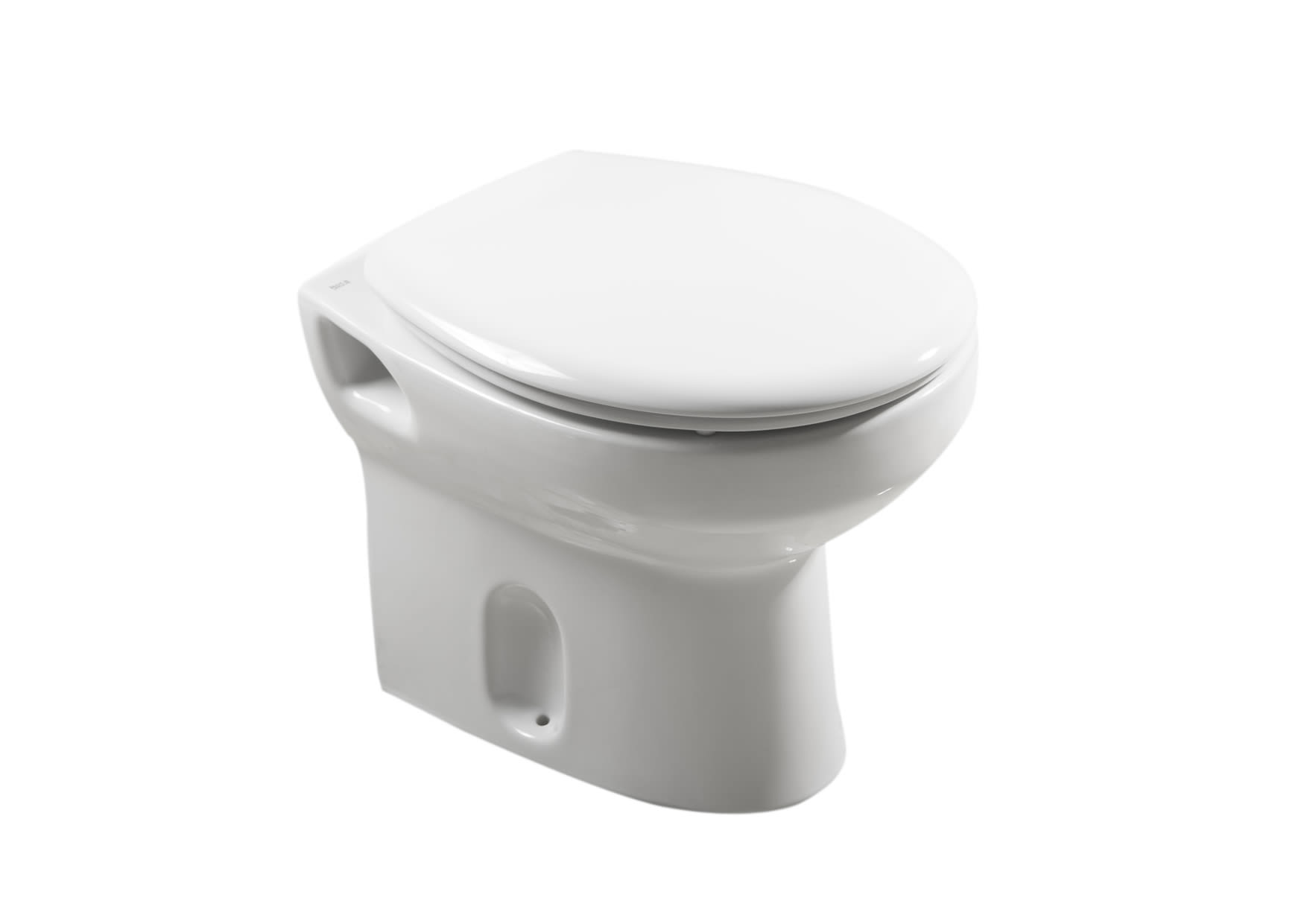 Single floorstanding WC with dual outlet