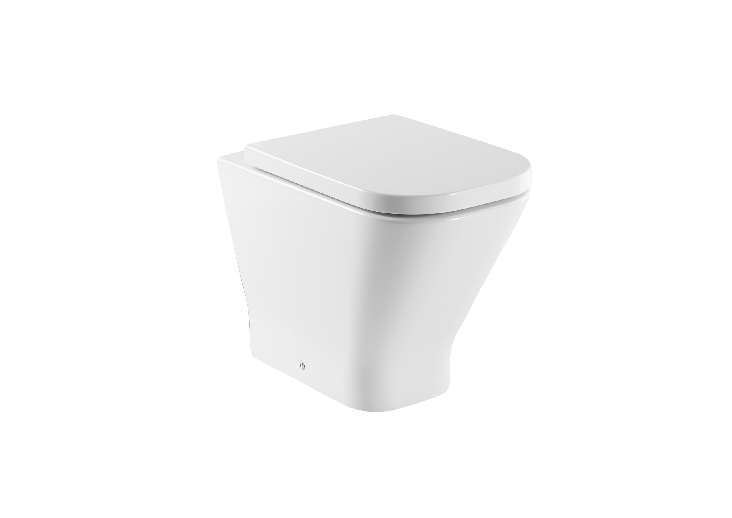 Comfort height back-to-wall WC with dual outlet