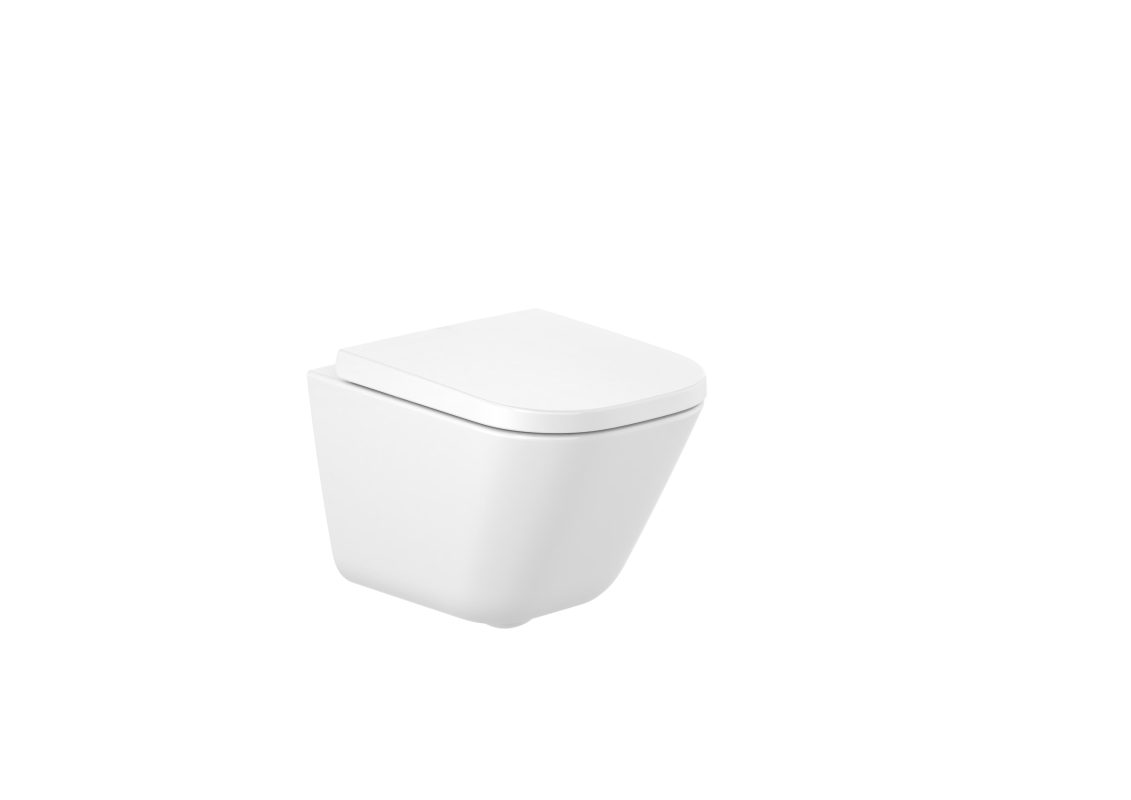 Inspira SQUARE - Compact vitreous china Rimless wall-hung wc - Slough ...